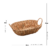 Cesta de Fibra Natural Com Alça de Metal Revestida em Fibra 38x27x9cm Lyor (506