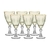 Taças Para Água e Vinho Cristal Verde Com Borda Dourada 275ml 6 Peças - comprar online