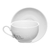 6 Xícaras Chá Com Pires Porcelana Manhattan Branca 160ml - comprar online
