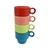 Xícaras Para Café Stacky Coloridas 90ml 4 Peças Hauskraft
