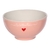 Tigela De Porcelana Redondo Lamour Rosa 440ml