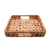 Bandeja de Fibra Natural Quadrada 27x4cm Lyor (5111)