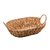 Cesta de Fibra Natural Com Alça de Metal Revestida em Fibra 38x27x9cm Lyor (506 na internet