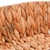 Cesta de Fibra Natural Com Alça de Metal Revestida em Fibra 38x27x9cm Lyor (506