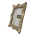Porta Retrato Geométrico Vintage 15x20cm Branco e Dourado na internet