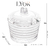 Açucareiro de Cristal de Chumbo Colmeia 10x10cm - loja online