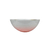 Tigela Rosa Com Borda Dourada 17,5x7,5cm - comprar online