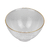 Tigela Brisa Borda Ouro 17x12cm