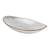 Tigela Brisa Transparente Borda Ouro 30,5x14,2cm - comprar online