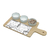 Conjunto Para Queijo E Petiscos 4 Peças