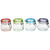 Conjunto 4 Potes Herméticos Com Silicone Colorido