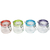 Conjunto 4 Potes Herméticos Com Silicone Colorido