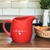 Leiteira De Porcelana Lamour Vermelho 245ml