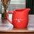 Leiteira De Porcelana Lamour Vermelho 245ml