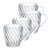 Xicara Elysee Conjunto com 4 Peças 285ml