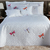 Cobre Leito Queen 3 Peças Bordado Libélula 100% Poliéster Branco - comprar online