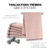 Kit Toalhas Fitness 6 Peças Rosa Para Academia