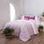 Kit Edredom Linho Casal Queen cor:Rosa (3202-11) - comprar online