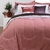 Kit Edredom Linho Casal Queen Rosê - comprar online