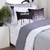Kit Edredom Linho Solteiro cor:Cinza - comprar online