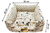 Kit Enxoval Luxo para Cachorro 100% Impermeável Bege Pets - comprar online
