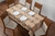 TOALHA DE MESA LINHÃO 1,50M - FLORES PRETA