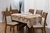 TOALHA DE MESA LINHÃO 1,50M - FLORES PRETA - comprar online