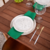 Kit Guardanapos Básico Verde 2 Peças 35cm x 35cm - comprar online