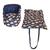 Kit Transporte Bolsa Colchonete Impermeavel Pop Dog Preto