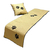 Peseira Pet Impermeável para cama Queen 03 pçs Avelã