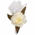 Kit 4 Porta Guardanapo Flor Cravo Delicado Branco - comprar online