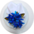 Kit 4 Porta Guardanapos Flor Lírios Branco Off White Azul Royal