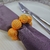 Imagem do Kit 4 Argolas de Guardanapos Mística do Oriente Laranja