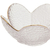 Bowl de Cristal Martelado com Borda Dourada 9cm X 4,6 cm na internet