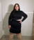 Vestido manga longa estilo kardashian (opções de cores)