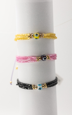 Pulsera de hilo con ojo turco - comprar en línea