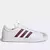 Tênis Masculino Adidas Vl Court Base - Branco + Vinho (Original)