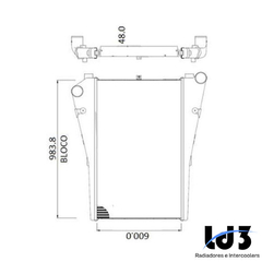 INTERCOOLER MBB LS 1938/2638 1998>2006 - comprar online