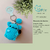 Chaveiro Amigurumi - Potato Cats (Azul Mar) - comprar online