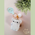Chaveiro Amigurumi - Potato Cats (Off White)