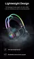 Headset X15 Pro Gaming - Cancelamento de ruído, Alto desempenho na internet