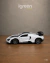 Miniatura McLaren Senna | Escala 1/32 | Branca - loja online