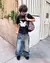 Lettering Baggy Jeans