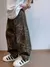 Leopard Baggy Jeans - ParasiteStore