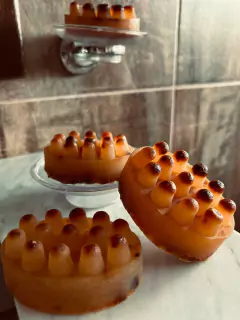 Jabón Masajeador y Exfoliante de Naranja y Pimienta - Energizante