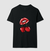 Camiseta Básica Lips Cherry