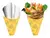 50 Embalagem Cx Aluminizada Tapioca Crepe Francês Temaki - comprar online
