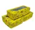 50 Embalagem Sushi Metalizada Delivery C/visor