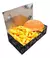 50 Embalagem Caixa Delivery Combo Lanches + Fritas na internet
