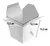 50 Embalagem Cx. Box Yakisoba Interior Metalizado - Personal Promo Embalagens